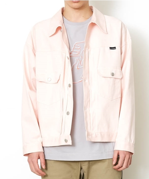 EXTREMEZ エクストリームズ / COLOR STITCHING BIG BLOUSON カラーステッチ ビックシルエット ストレッチデニムジャケット EZB0190002 EXTREMEZ エクストリームズ / COLOR STITCHING BIG BLOUSON カラーステッチ ビックシルエット ストレッチデニムジャケット EZB0190002
