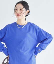 【Champion Authentic T-SHIRTS】チャンピオン スーパーオーバーサイズ コットン L/S Tシャツ ロンT
