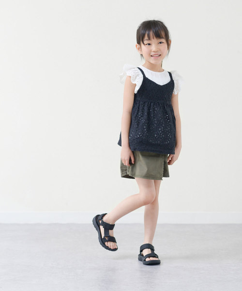 menue（メヌエ）の「シンプル ベルクロ スポーツサンダル（サンダル・レディース・ブラック/カーキ/ホワイト系その他/ピンクベージュ・23.0cm/24.0cm/25.0cm/26.0cm/27.0cm/22.0cm/18.0cm/19.0cm/20.0cm/21.0cm）」の12枚目の写真