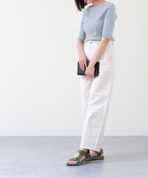 menue（メヌエ）の「シンプル ベルクロ スポーツサンダル（サンダル・レディース・ブラック/カーキ/ホワイト系その他/ピンクベージュ・23.0cm/24.0cm/25.0cm/26.0cm/27.0cm/22.0cm/18.0cm/19.0cm/20.0cm/21.0cm）」の16枚目の写真