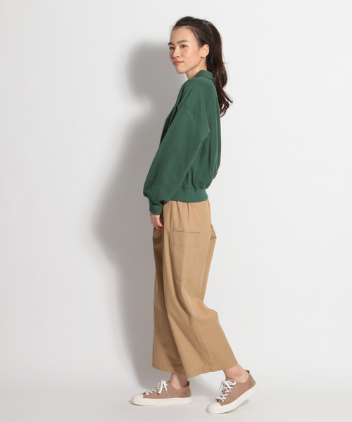 niko and...（ニコアンド）の「裏毛スキッパープルオーバー（Tシャツ/カットソー・レディース・ベージュ/ネイビー/グリーン・MEDIUM/LARGE）」の10枚目の写真