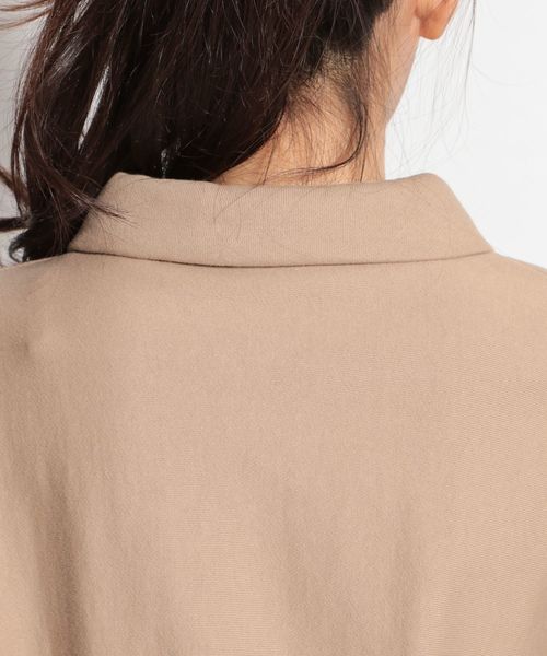 niko and...（ニコアンド）の「裏毛スキッパープルオーバー（Tシャツ/カットソー・レディース・ベージュ/ネイビー/グリーン・MEDIUM/LARGE）」の11枚目の写真