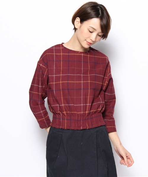 Kastane（カスタネ）の「【Kastane】ネルプルオーバー（シャツ/ブラウス・レディース・ブルー/ピンク/その他/その他20/グレー・FREE）」の13枚目の写真