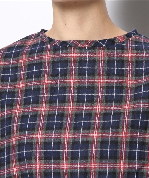 Kastane（カスタネ）の「【Kastane】ネルプルオーバー（シャツ/ブラウス・レディース・ブルー/ピンク/その他/その他20/グレー・FREE）」の9枚目の写真