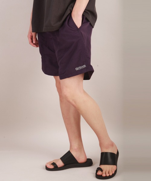 OUTDOOR PRODUCTS(アウトドアプロダクツ)の「OUTDOOR 水陸両用 ナイロンバギー ショートパンツ(その他パンツ・メンズ・ブラック/レッド/カーキ/ネイビー/ブルー/ベージュ/パープル/マスタード/ホワイト/グリーン/オレンジ系その他/ブルー系その他/サーモンピンク/チャコール/エメラルド/オレンジ系その他2/ブルー系その他3/ブルー系その他2/ブラック系その他/モカ/ライトパープル/オレンジ/ライム・M/L/LL/S)」の1枚目の写真