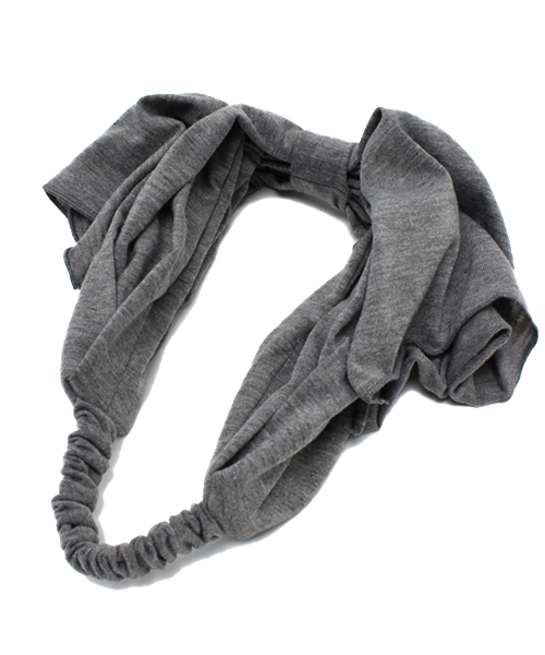 WEGO(ウィゴー)の「WEGO/ボリュームリボンターバン(ヘアバンド・レディース・ブラック/ライトグレー/ネイビー/パープル/レッド・FREE)」の3枚目の写真