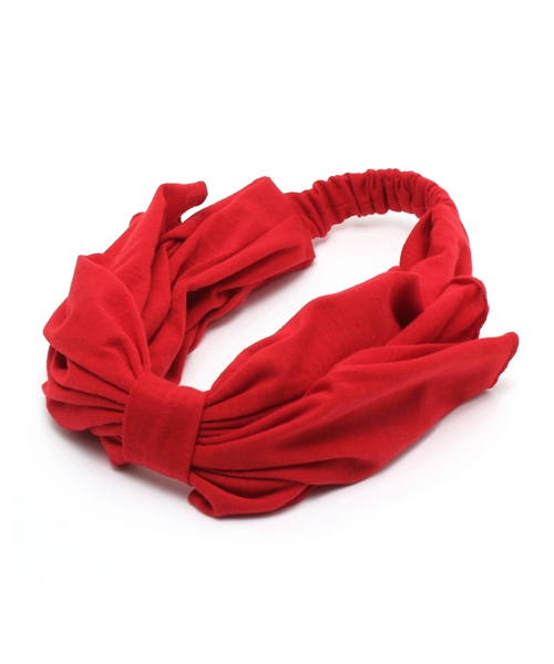 WEGO(ウィゴー)の「WEGO/ボリュームリボンターバン(ヘアバンド・レディース・ブラック/ライトグレー/ネイビー/パープル/レッド・FREE)」の6枚目の写真