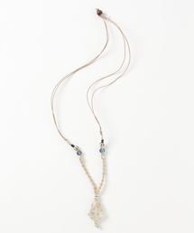 チャイハネ（チャイハネ）の「【チャイハネ】浮き玉風ガラスビーズMEN'Sネックレス（ネックレス）」