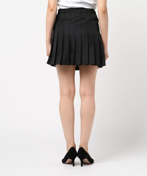 WEGO（ウィゴー）の「WEGO/無地プリーツミニスカート（スカート・レディース・ブラック/ネイビー/パープル・X-SMALL/MEDIUM/SMALL/LARGE）」の17枚目の写真