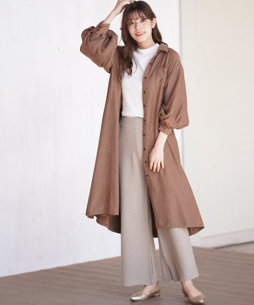 rps（アールピーエス）の「ケーブル編みニットパンツ（その他パンツ・レディース・ベージュ/ネイビー/アイボリー・M）」の6枚目の写真