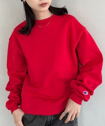 【Champion Authentic sweatshirt】チャンピオン クルーネック スウェット プルオーバー サイズ展開多数 コットン 裏起毛 無地 9.0オンス