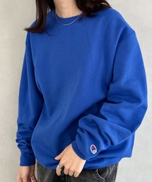 【Champion Authentic sweatshirt】チャンピオン クルーネック スウェット プルオーバー サイズ展開多数 コットン 裏起毛 無地 9.0オンス