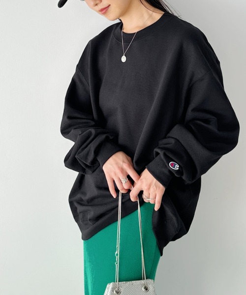 セール】【Champion Authentic sweatshirt】チャンピオン クルー
