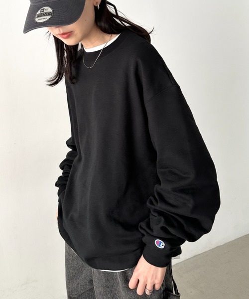 セール】【Champion Authentic sweatshirt】チャンピオン クルーネック