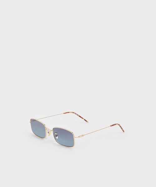 CHARLES & KEITH(チャールズ & キース)の「アセテート レクタングラーサングラス / Acetate Rectangular Sunglasses(サングラス・レディース・グリーン/ブルー・FREE)」の8枚目の写真
