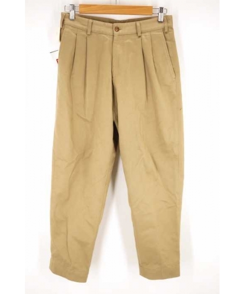UNITED ARROWS UASB コットン 2プリーツワイドパンツ ブランド古着】UASB コットン 2プリーツ ワイドパンツ（チノパンツ