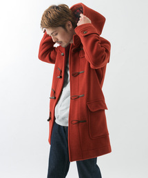 セール ブランド古着 メンズのダッフルコート オレンジ 橙色系 古着通販 Zozoused