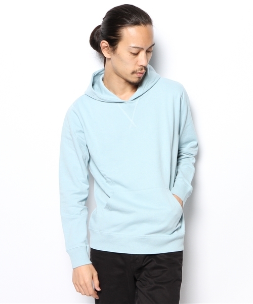 WEGO(ウィゴー)の「WEGO/シリコン加工プルパーカー(パーカー・メンズ・オフホワイト/サックスブルー・LARGE/MEDIUM)」の1枚目の写真