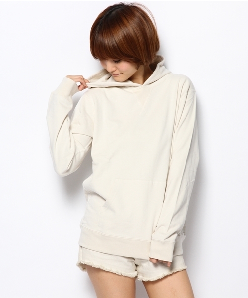 WEGO(ウィゴー)の「WEGO/シリコン加工プルパーカー(パーカー・メンズ・オフホワイト/サックスブルー・LARGE/MEDIUM)」の10枚目の写真