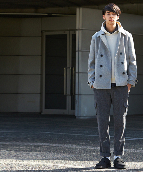 WEGO(ウィゴー)の「WEGO/シリコン加工プルパーカー(パーカー・メンズ・オフホワイト/サックスブルー・LARGE/MEDIUM)」の13枚目の写真