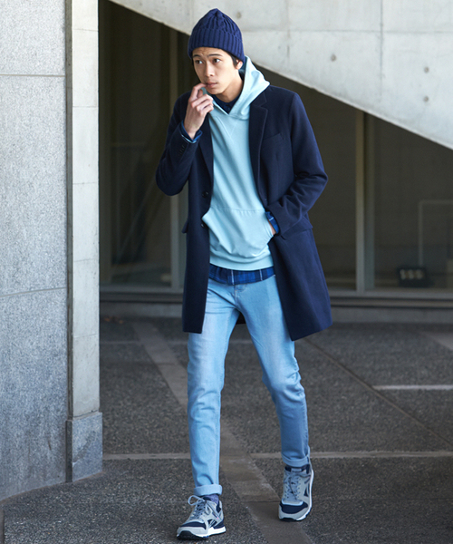 WEGO(ウィゴー)の「WEGO/シリコン加工プルパーカー(パーカー・メンズ・オフホワイト/サックスブルー・LARGE/MEDIUM)」の14枚目の写真