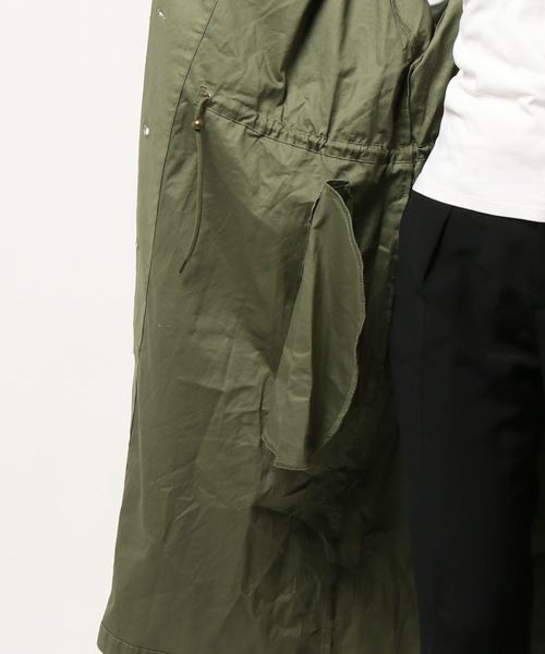 archives（アルシーヴ）の「変わり織りガスコート（ミリタリージャケット・レディース・ベージュ/カーキ/アイボリー・MEDIUM）」の6枚目の写真