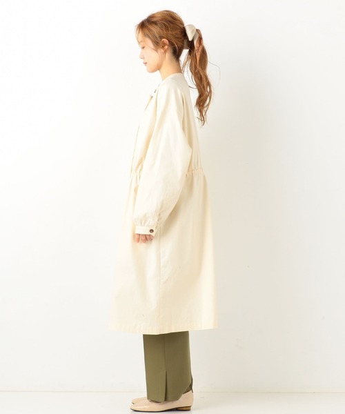 archives（アルシーヴ）の「変わり織りガスコート（ミリタリージャケット・レディース・ベージュ/カーキ/アイボリー・MEDIUM）」の13枚目の写真