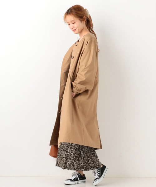 archives（アルシーヴ）の「変わり織りガスコート（ミリタリージャケット・レディース・ベージュ/カーキ/アイボリー・MEDIUM）」の15枚目の写真