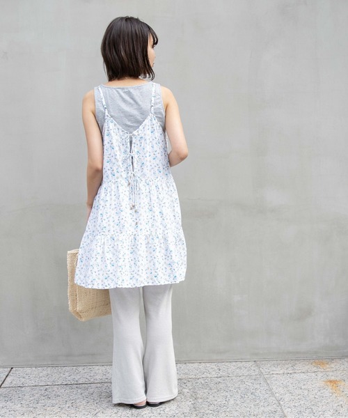 flower(フラワー)の「トゥインクルブルームワンピース(ワンピース・レディース・アイボリー/ブラック・FREE)」の7枚目の写真
