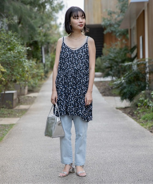 flower(フラワー)の「トゥインクルブルームワンピース(ワンピース・レディース・アイボリー/ブラック・FREE)」の12枚目の写真