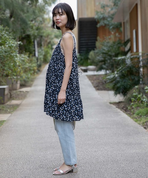 flower(フラワー)の「トゥインクルブルームワンピース(ワンピース・レディース・アイボリー/ブラック・FREE)」の11枚目の写真