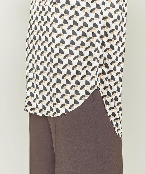 ASTRAET（アストラット）の「＜ASTRAET（アストラット）＞オプティカル ブザム シャツ（シャツ/ブラウス・レディース・ベージュ・FREE）」の6枚目の写真