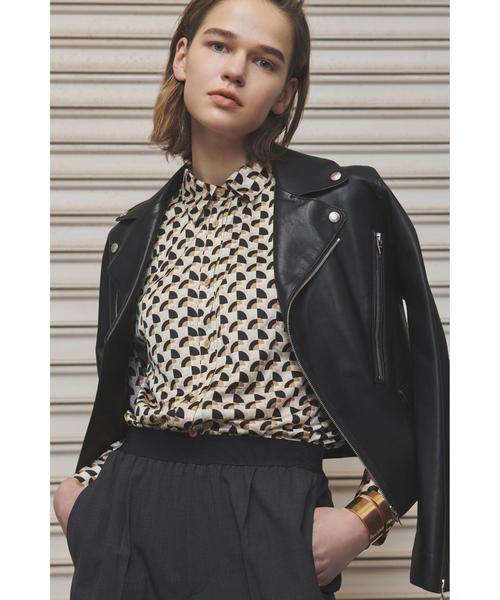 ASTRAET（アストラット）の「＜ASTRAET（アストラット）＞オプティカル ブザム シャツ（シャツ/ブラウス・レディース・ベージュ・FREE）」の13枚目の写真