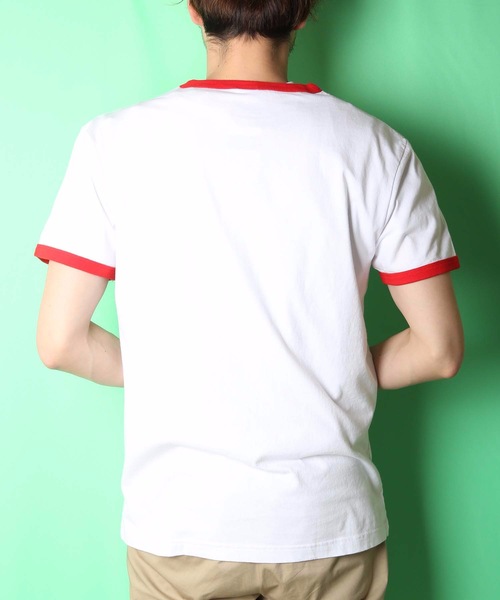 Champion(チャンピオン)の「【CHAMPION/チャンピオン】スクリプトロゴリンガーTシャツ C8-R329 ブランドロゴ プリント(Tシャツ/カットソー・メンズ・ホワイト/ブラック/グレー/レッド/ブルー/レッド系その他・MEDIUM/X-LARGE/LARGE)」の10枚目の写真