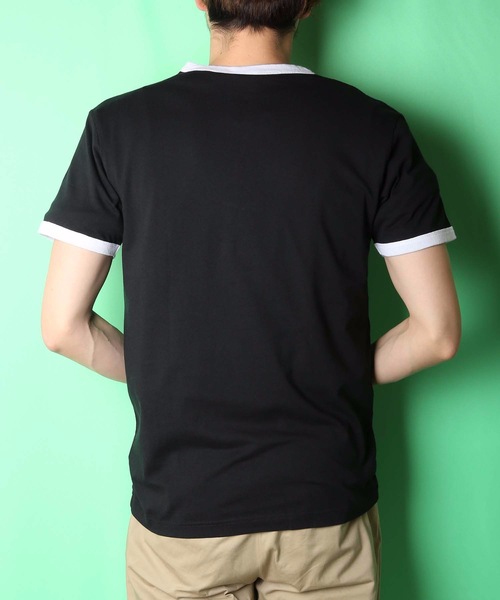 Champion(チャンピオン)の「【CHAMPION/チャンピオン】スクリプトロゴリンガーTシャツ C8-R329 ブランドロゴ プリント(Tシャツ/カットソー・メンズ・ホワイト/ブラック/グレー/レッド/ブルー/レッド系その他・MEDIUM/X-LARGE/LARGE)」の8枚目の写真