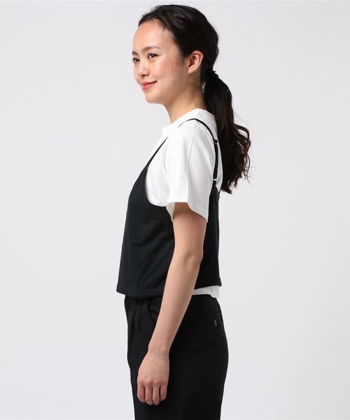 WC（ダブル シー）の「WC/【2点セット】バタフライキャミソール付きTシャツ（Tシャツ/カットソー・レディース・ピンク/ブルー/ブラック/パープル・FREE）」の5枚目の写真