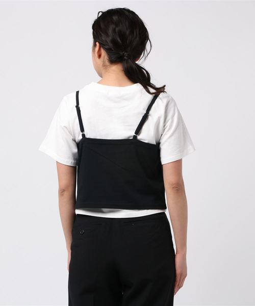 WC（ダブル シー）の「WC/【2点セット】バタフライキャミソール付きTシャツ（Tシャツ/カットソー・レディース・ピンク/ブルー/ブラック/パープル・FREE）」の6枚目の写真