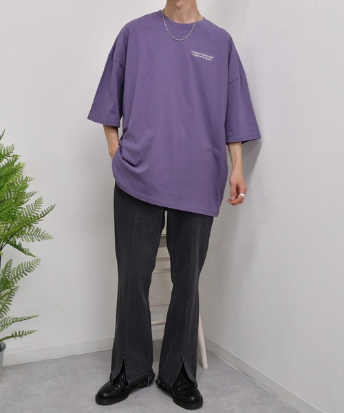 kutir(クティール)の「古着ガールプリントロゴTシャツ(Tシャツ/カットソー・メンズ・ホワイト/チャコールグレー/パープル/ライトグリーン・SMALL/MEDIUM/LARGE)」の12枚目の写真