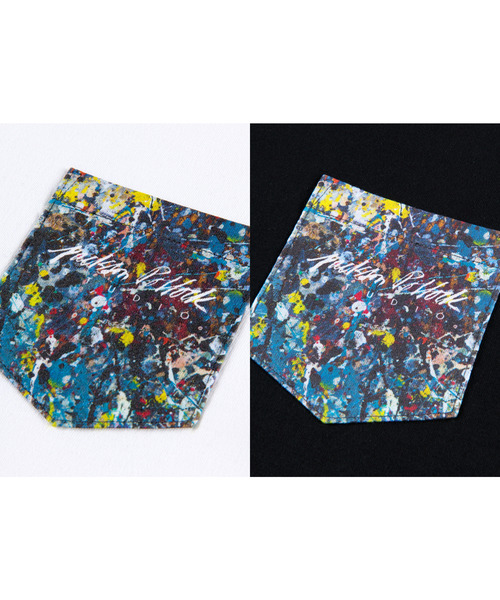 Sync.(スィンク)の「Sync.【Jackson Pollock Studio】POCKET TEE “Jackson Pollock Studio”(Tシャツ/カットソー・メンズ・ホワイト/ブラック・SMALL/MEDIUM/LARGE/X-LARGE/XX-LARGE)」の4枚目の写真