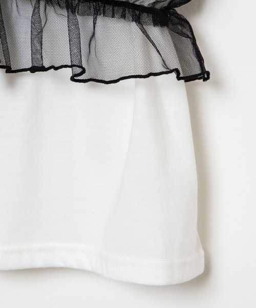 WEGO(ウィゴー)の「WEGO/【2点セット】チュールキャミソールセットTシャツ(Tシャツ/カットソー・レディース・ブラック・FREE)」の16枚目の写真