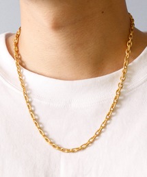 GILD（ギルド）の「GILD ギルド / Morphing wide chain necklace モーフィング ワイド チェーン ネックレス / G201-NE03 (SHORT)（ネックレス）」