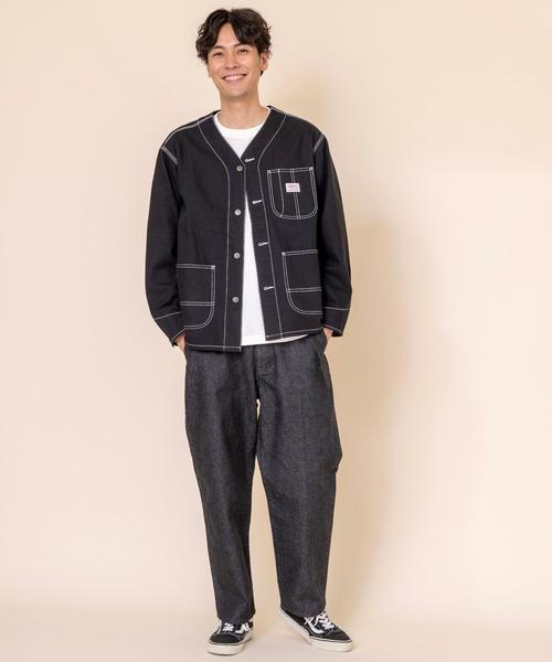 coen(コーエン)の「ワイドデニムパンツ(デニムパンツ・メンズ・ネイビー/ブラック・X-LARGE/LARGE/MEDIUM/SMALL)」の19枚目の写真