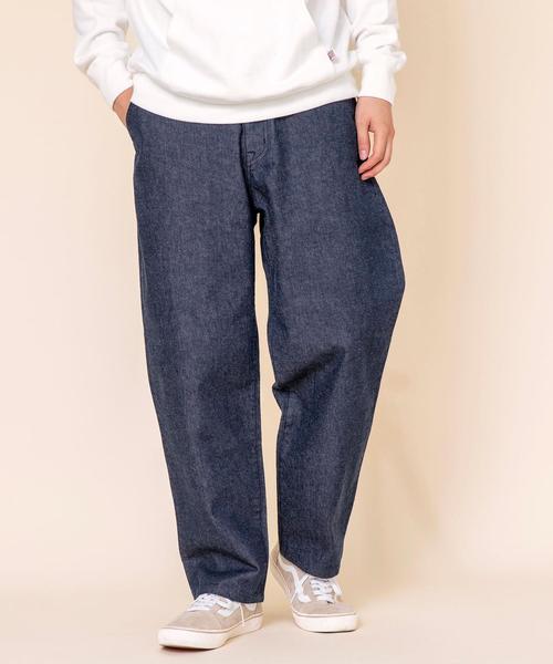 coen(コーエン)の「ワイドデニムパンツ(デニムパンツ・メンズ・ネイビー/ブラック・X-LARGE/LARGE/MEDIUM/SMALL)」の13枚目の写真