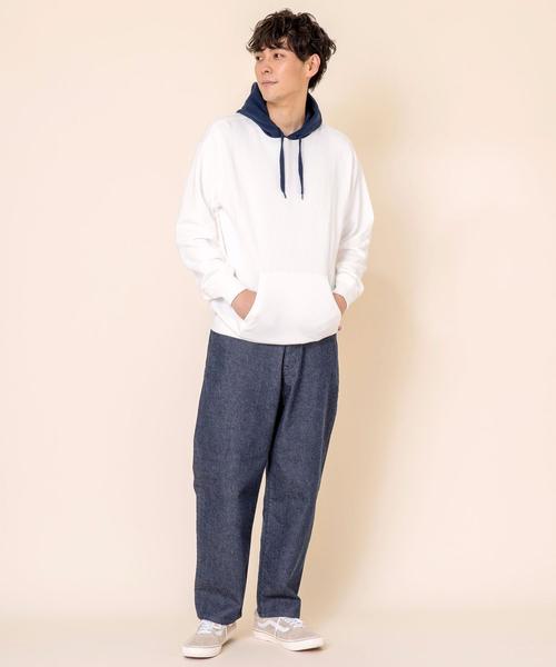 coen(コーエン)の「ワイドデニムパンツ(デニムパンツ・メンズ・ネイビー/ブラック・X-LARGE/LARGE/MEDIUM/SMALL)」の14枚目の写真