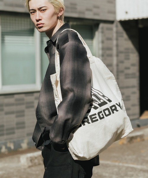 GREGORY（グレゴリー）の「GREGORY/グレゴリー COTTON CANVAS TOTE キャンバストートバッグ A4サイズ収納可能（トートバッグ・メンズ・ブラック/ブルー・FREE）」の18枚目の写真