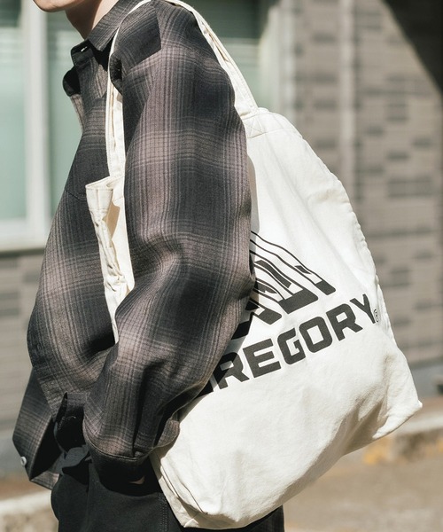 GREGORY（グレゴリー）の「GREGORY/グレゴリー COTTON CANVAS TOTE キャンバストートバッグ A4サイズ収納可能（トートバッグ・メンズ・ブラック/ブルー・FREE）」の19枚目の写真