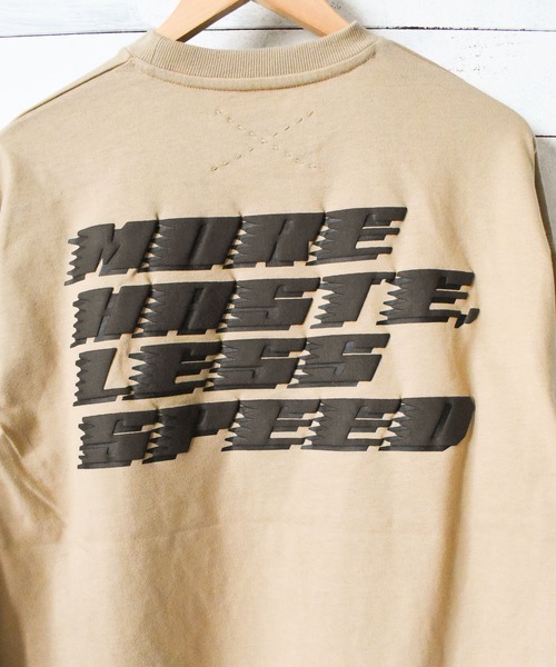NO WAY(ノーウェイ)の「/SUPER THANKS/MORE HASTE LESS SPEED BIC LONG T-SHIRT(Tシャツ/カットソー・レディース・ホワイト/ブラック/ベージュ・SMALL/MEDIUM/LARGE)」の10枚目の写真