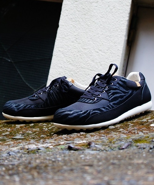 TIMAI（ティマイ）の「ユニセックス ティマイ カモフラ レオパード アニマル柄 TIMAI OHSHIN LTD TIHUD046（スニーカー・メンズ・ブラック/レオパード/カモフラージュ・24cm/25cm/23cm/27cm/26cm/29cm/28cm）」の2枚目の写真