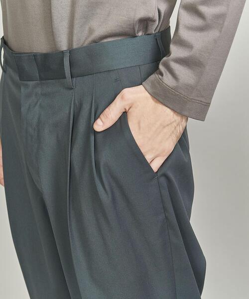 BEAUTY&YOUTH UNITED ARROWS（ビューティーアンドユースユナイテッドアローズ）の「【WEB限定】 by 2タック ワイド テーパード パンツ 【セットアップ対応】（その他パンツ・メンズ・ブラック/ブラウン/ダークグリーン・XL/S/M/L）」の20枚目の写真