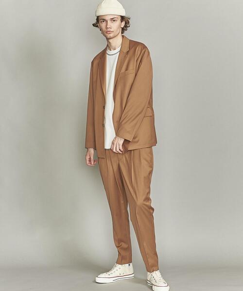 BEAUTY&YOUTH UNITED ARROWS（ビューティーアンドユースユナイテッドアローズ）の「【WEB限定】 by 2タック ワイド テーパード パンツ 【セットアップ対応】（その他パンツ・メンズ・ブラック/ブラウン/ダークグリーン・XL/S/M/L）」の8枚目の写真